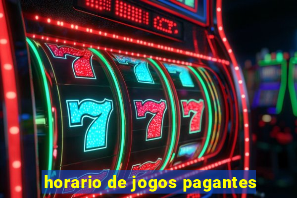 horario de jogos pagantes